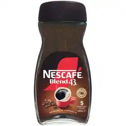 Woolworths Nescafe Blend 43 Coffee 300g offer