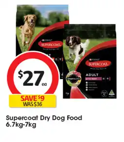 Coles Supercoat Dry Dog Food offer