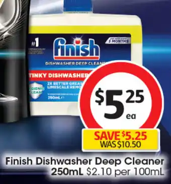 Coles Finish Dishwasher Deep Cleaner offer