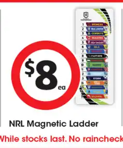 Coles NRL Magnetic Ladder offer