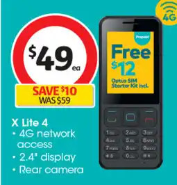 Coles X Lite 4 offer