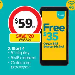 Coles X Start 4 offer