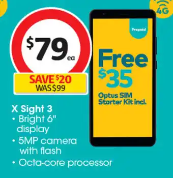 Coles X Sight 3 offer