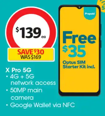 Coles X Pro 5G offer