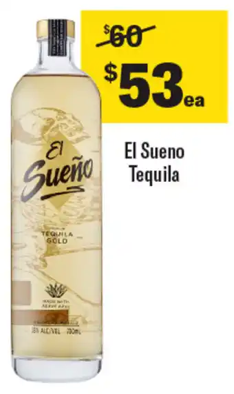 Coles El Sueno Tequila offer