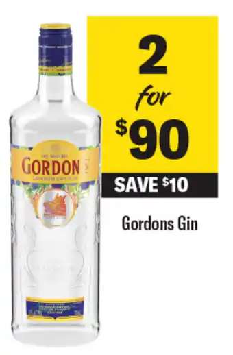 Coles Gordons Gin offer