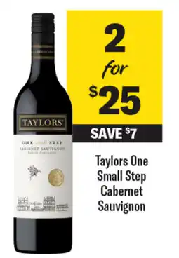 Coles Taylors One Small Step Cabernet Sauvignon offer