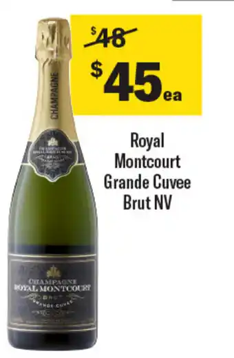 Coles Royal Montcourt Grande Cuvee Brut NV offer