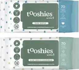 Coles Tooshies Baby Wipes 70 Pack offer