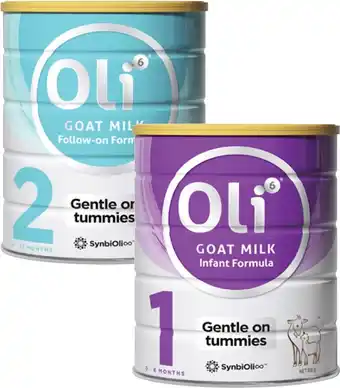 Coles Oli6 Goat Milk Formula Stage 1, 2 or 3 800g offer