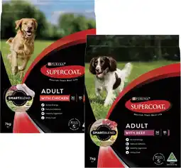 Coles Supercoat Dry Dog Food 6.7kg-7kg offer