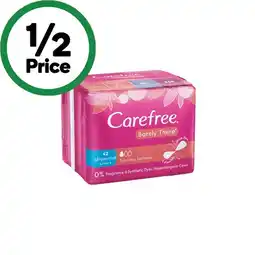 Woolworths Carefree Barely There Liners Pk 42 offer