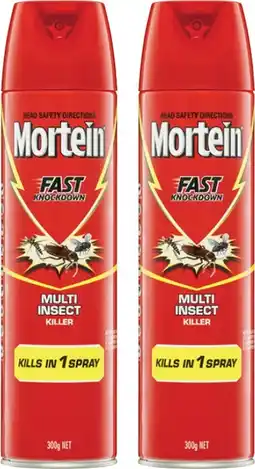 Coles Mortein Fast Knockdown Multi Insect Spray 300g offer