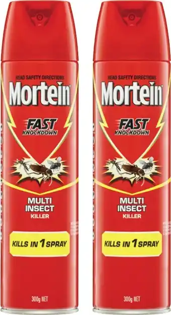 Coles Mortein Fast Knockdown Multi Insect Spray 300g offer