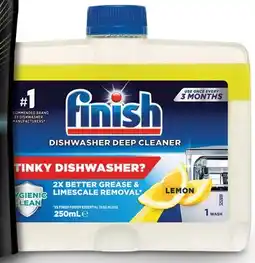 Coles Finish Dishwasher Deep Cleaner 250mL offer