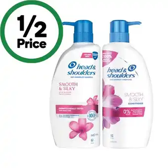 Woolworths Head & Shoulders Shampoo or Conditioner 660ml offer