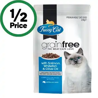 Woolworths Fussy Cat Grain Free Dry Cat Food 2.5 kg offer