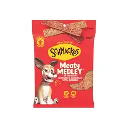 Woolworths Schmackos Strapz Dog Treats 500g offer