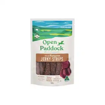 Woolworths Open Paddock Jerky Dog Treats 100g offer