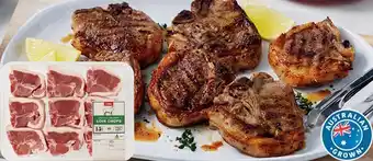 Coles Coles Australian Lamb Loin Chops offer