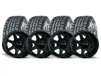 Tyreright 17x9 DWC Joka in Satin Black or Graphite Black with Giti AT70 265/65R17 120/117S offer