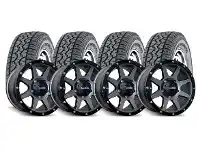 17x9 DWC Joka in Satin Black or Graphite Black with GT Radial Adventuro AT3 245/70R17 119S