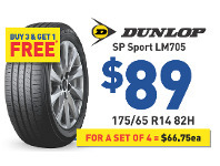 Bob Jane T-Marts Tyre - Dunlop SP Sport LM705 offer