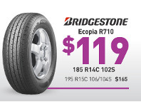 Bob Jane T-Marts Tyre - Bridgestone Ecopia R710 offer