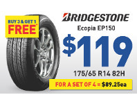 Bob Jane T-Marts Tyre - Bridgestone Ecopia EP150 offer