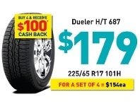 Bob Jane T-Marts Tyre - Bridgestone Dueler H/T 687 offer