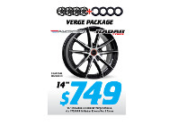Bob Jane T-Marts 14" Wheel - Auscar Verge & Radar Tyres Package offer