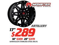 Bob Jane T-Marts 17" Wheel - Monster Artillery offer