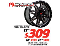 Bob Jane T-Marts 20" Wheel - Monster Artillery offer