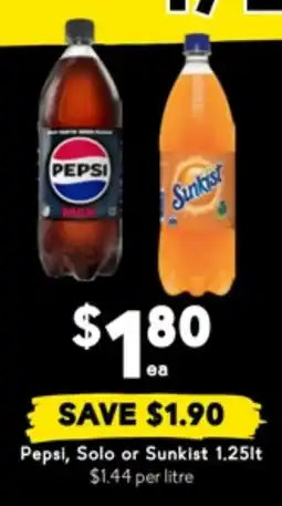 Drakes Pepsi, Solo or Sunkist offer