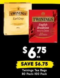 Drakes Twinings Tea Bags offer