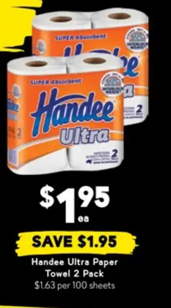 Drakes Handee Ultra Paper Towel offer