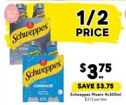 Drakes Schweppes Mixers offer