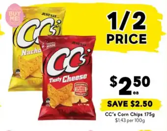 Drakes CC's Corn Chips offer