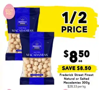 Drakes Frederick Street Finest Natural or Salted Macadamias offer