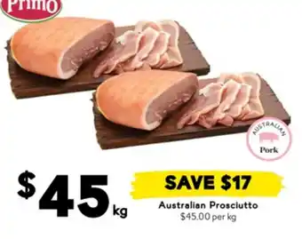 Drakes Australian Prosciutto offer