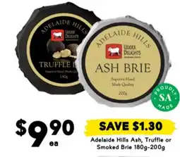 Drakes Adelaide Hills Ash, Truffle or Smoked Brie offer