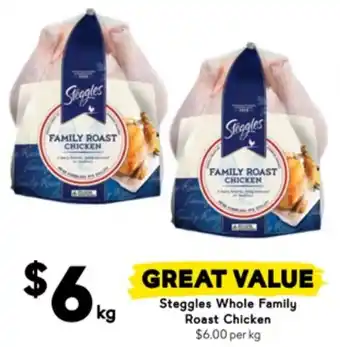 Drakes Steggles Whole Family Roast Chicken offer