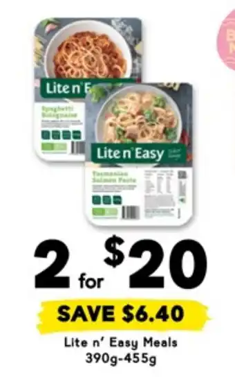 Drakes Lite n' Easy Meals offer