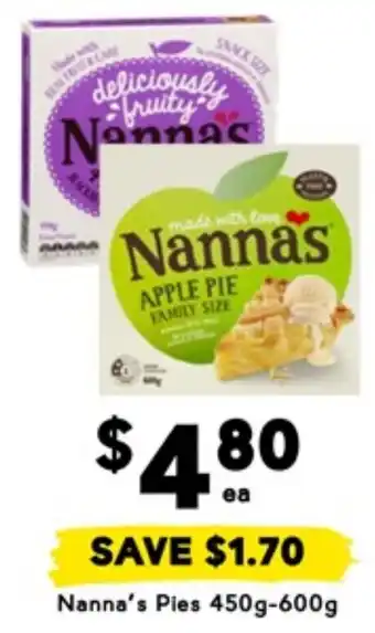 Drakes Nanna's Pies offer