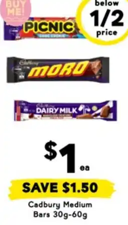 Drakes Cadbury Medium Bars offer