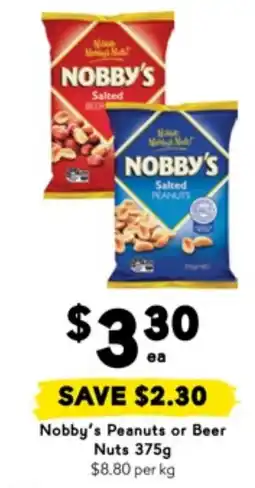 Drakes Nobby's Peanuts or Beer Nuts offer