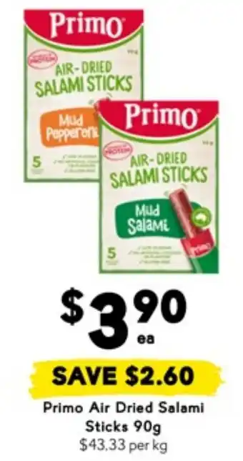 Drakes Primo Air Dried Salami Sticks offer