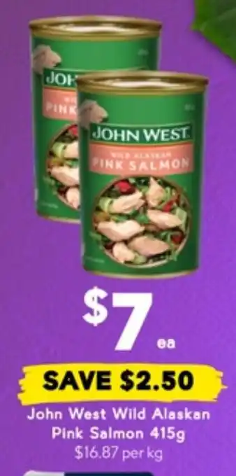 Drakes John West Wild Alaskan Pink Salmon offer