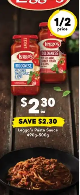 Drakes Leggo's Pasta Sauce offer