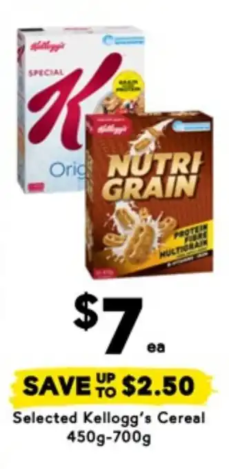 Drakes Kellogg's Cereal offer